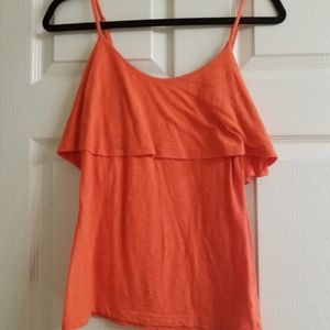 Orange spaghetti Strap